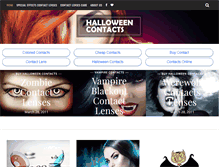 Tablet Screenshot of halloweencontacts.org